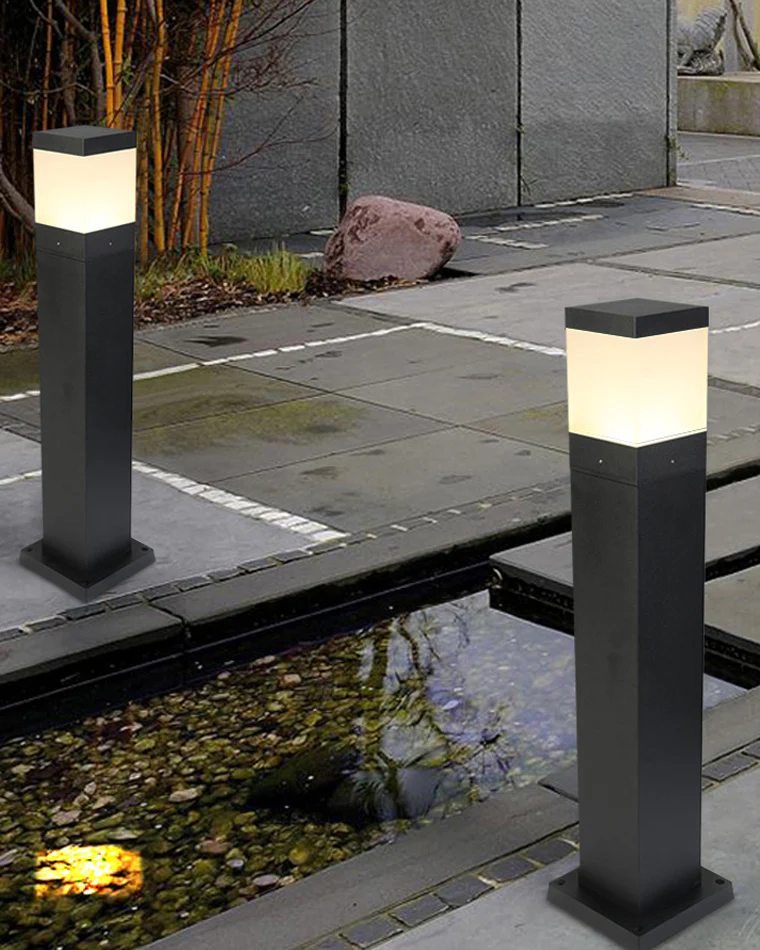 WOMO Square Bollard Light-WM9109 - Image 7