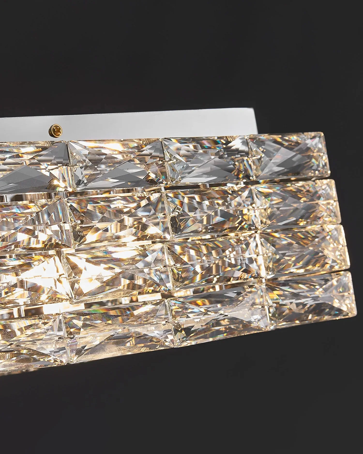 WOMO Square Crystal Flush Mount Ceiling Light-WM1130 - Image 12