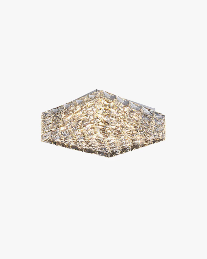 WOMO Square Crystal Flush Mount Ceiling Light-WM1130 - Image 25