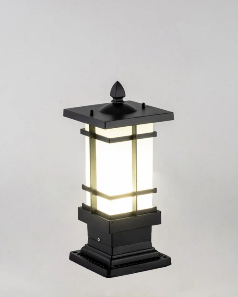 WOMO Square Outdoor Pillar Light-WM9063 - Image 14