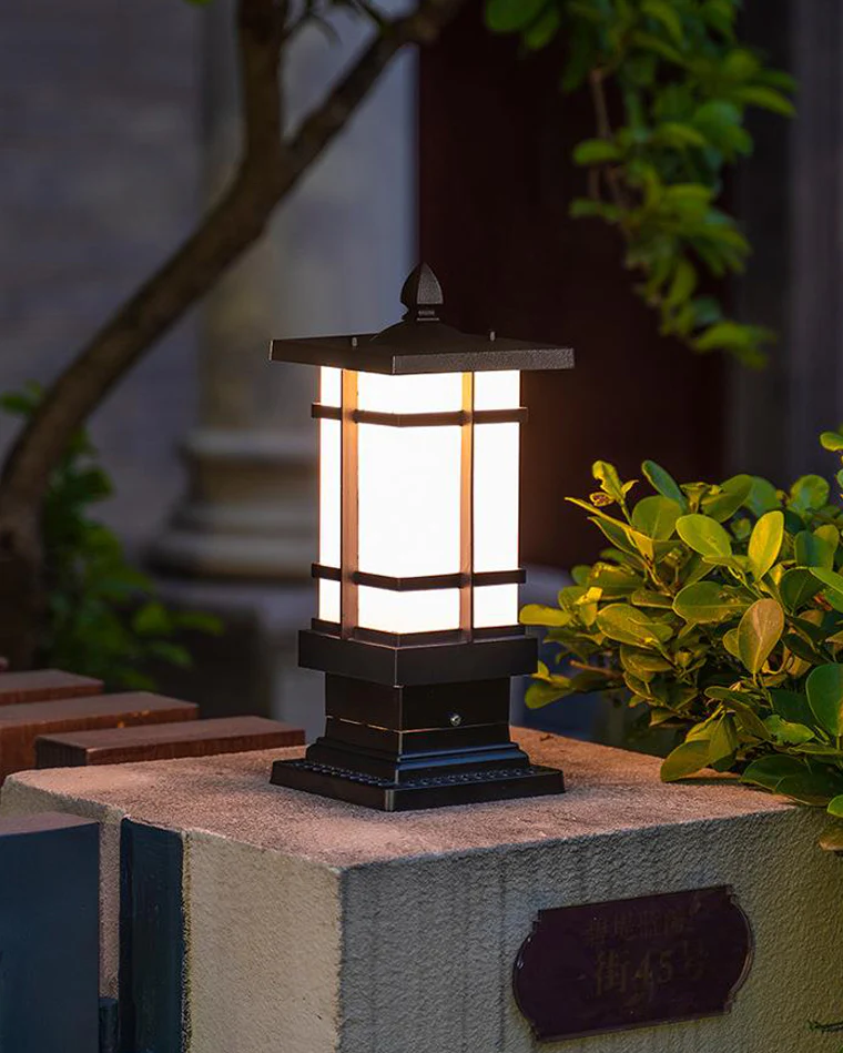 WOMO Square Outdoor Pillar Light-WM9063 - Image 4