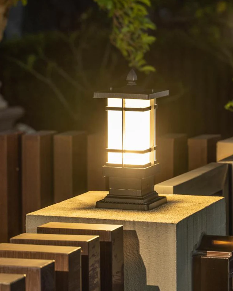 WOMO Square Outdoor Pillar Light-WM9063 - Image 7