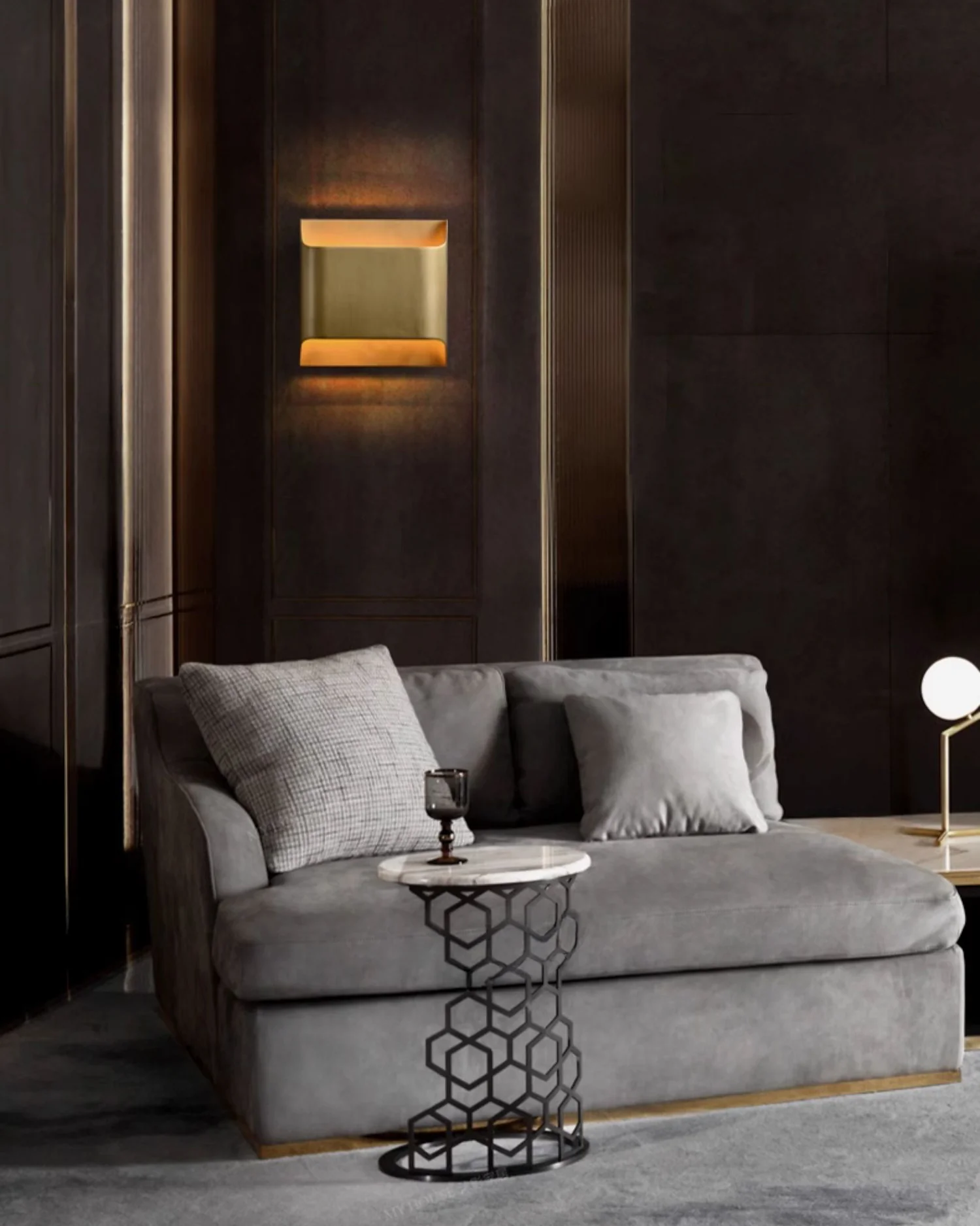 WOMO Square UP Down Wall Sconce -WM6164 - Image 5