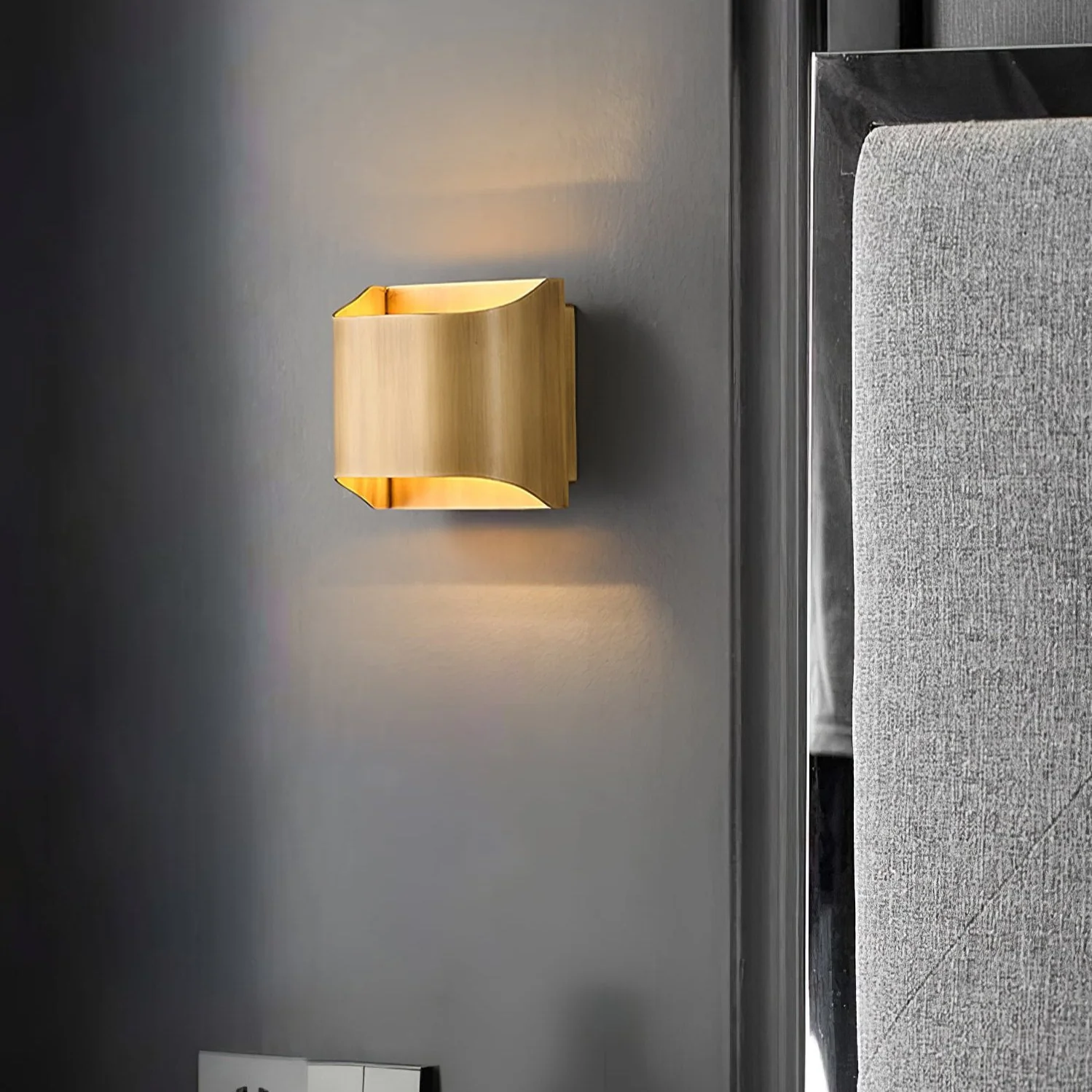 WOMO Square UP Down Wall Sconce -WM6164 - Image 6