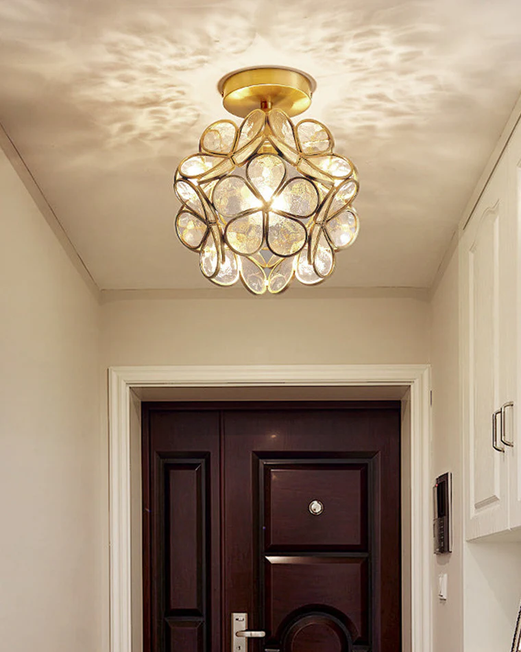 WOMO Tiffany Floral Ceiling Light-WM1128 - Image 17
