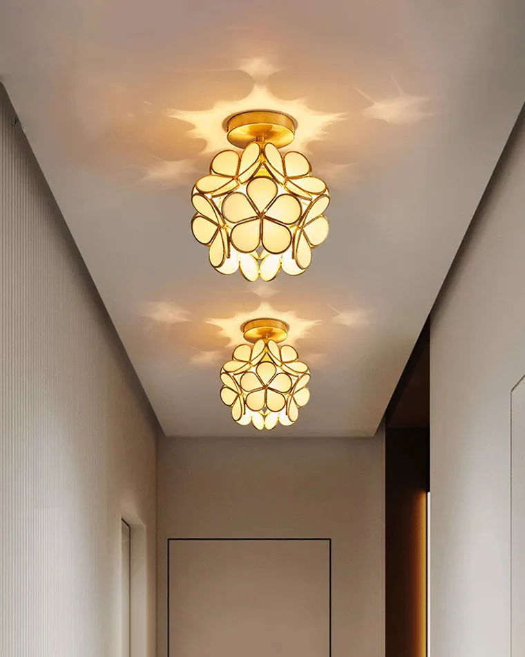 WOMO Tiffany Floral Ceiling Light-WM1128 - Image 18