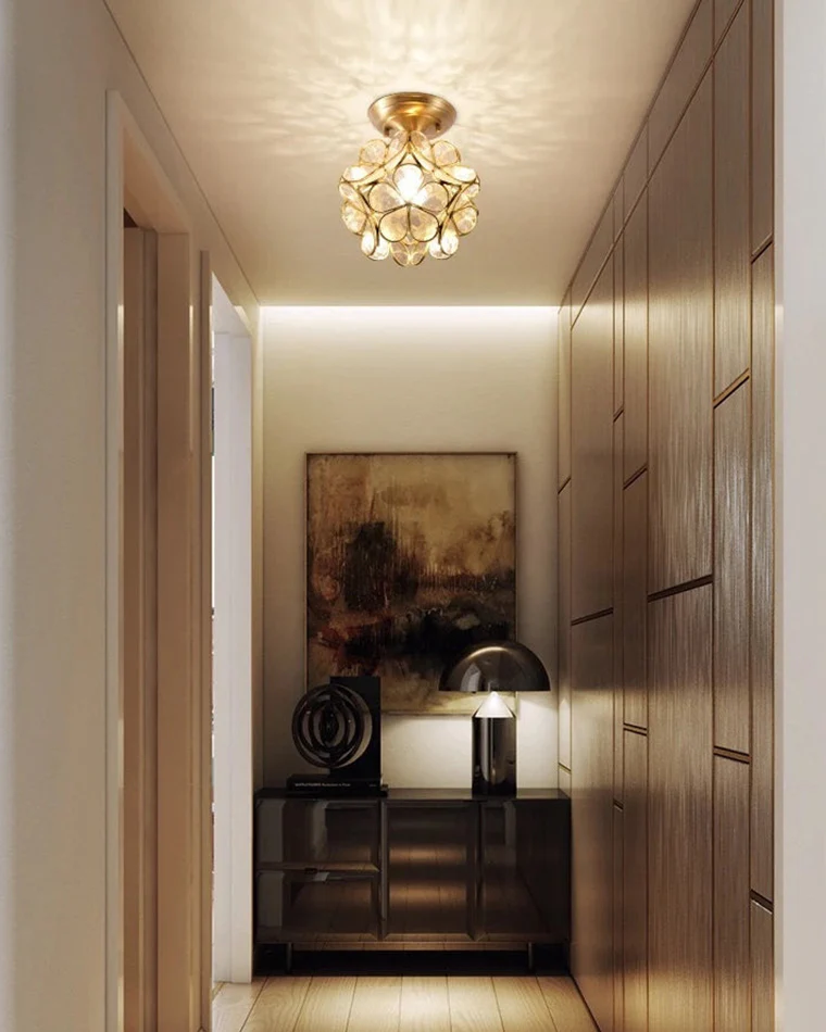WOMO Tiffany Floral Ceiling Light-WM1128 - Image 2