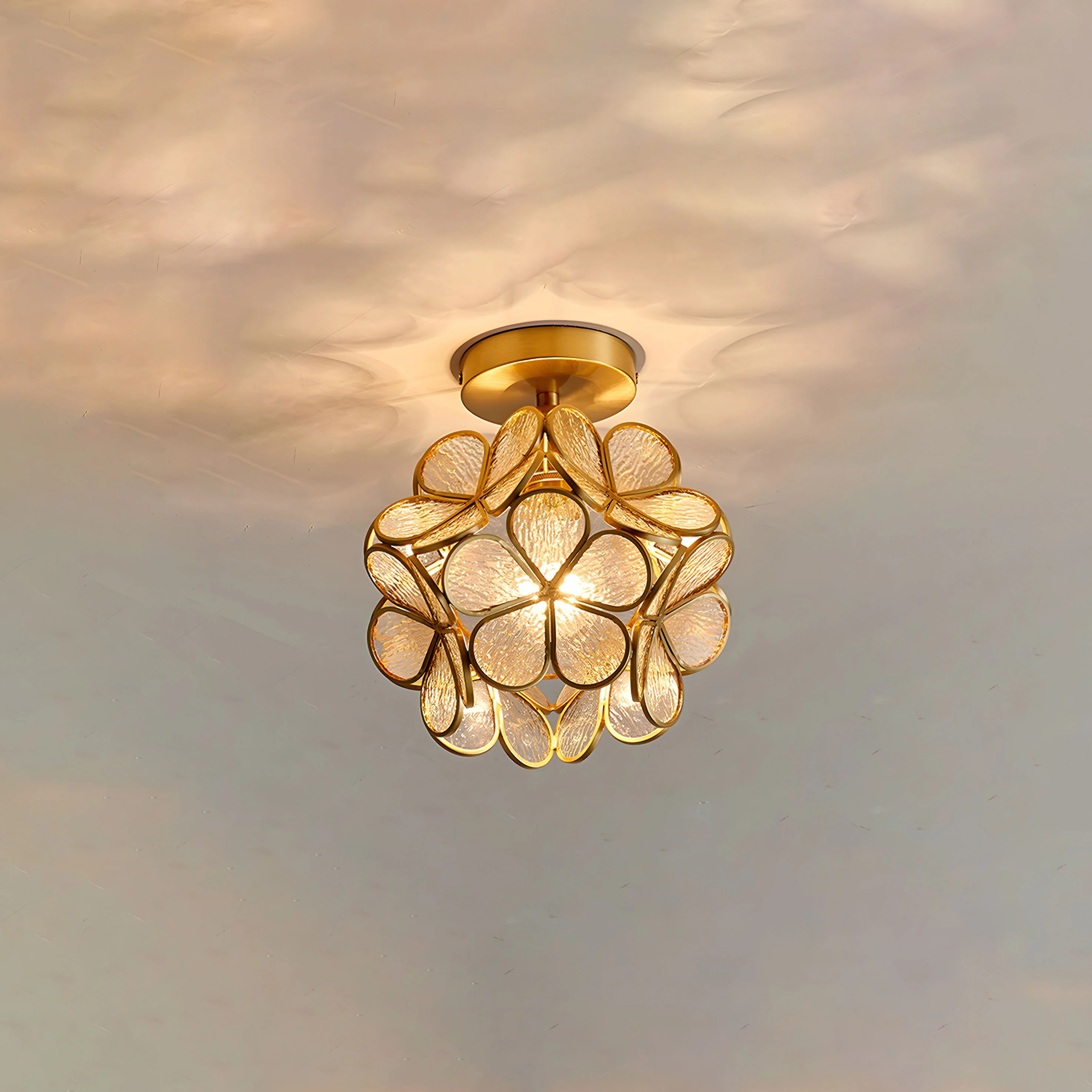 WOMO Tiffany Floral Ceiling Light-WM1128 - Image 34