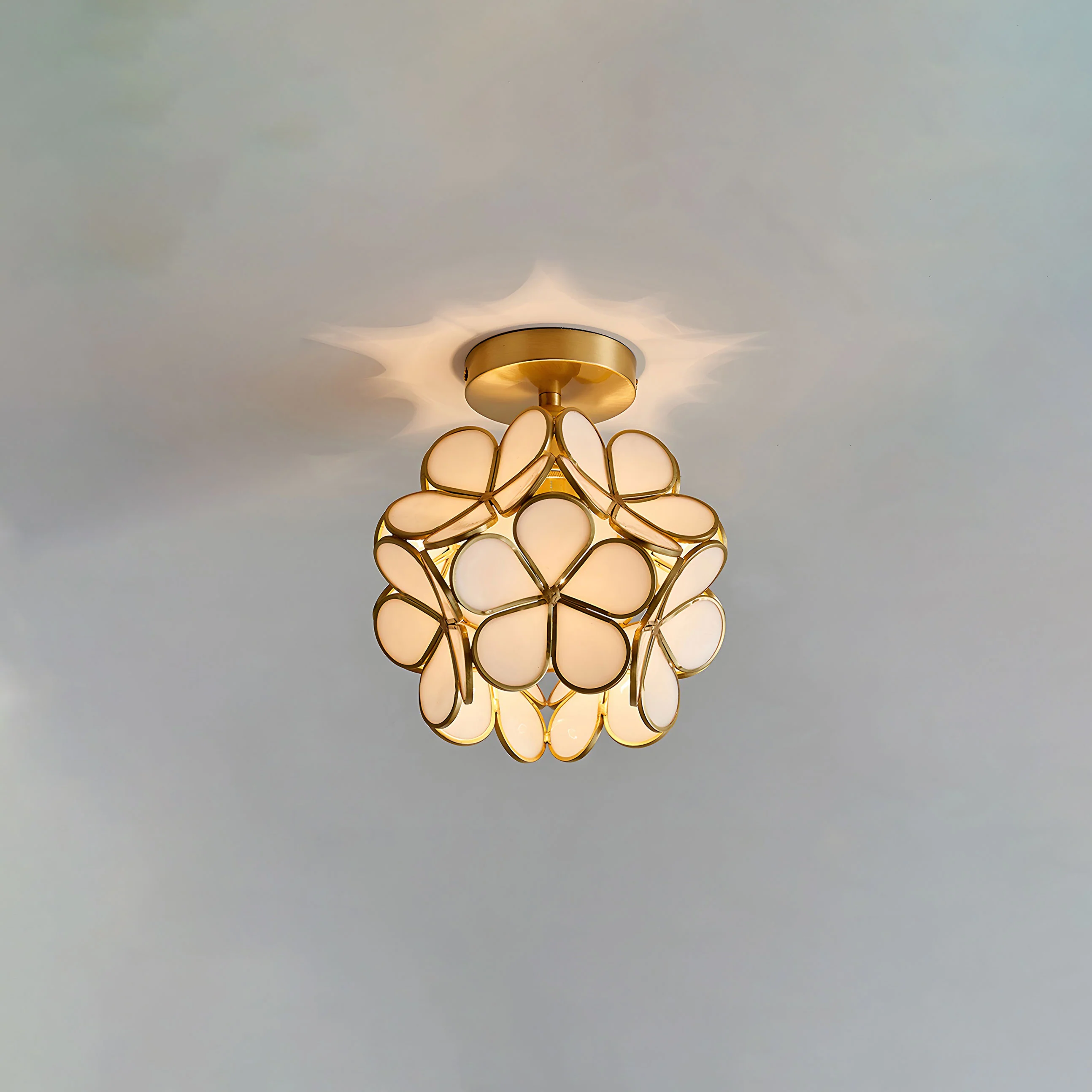 WOMO Tiffany Floral Ceiling Light-WM1128 - Image 40