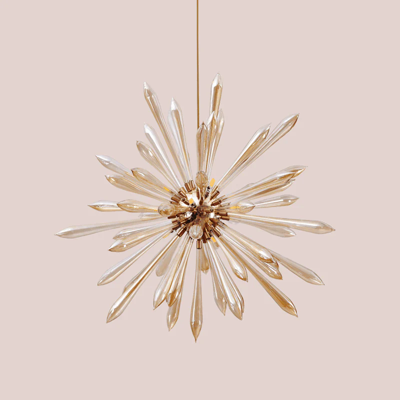 WOMO Sunburst Glass Chandelier-WM2587 - Image 11