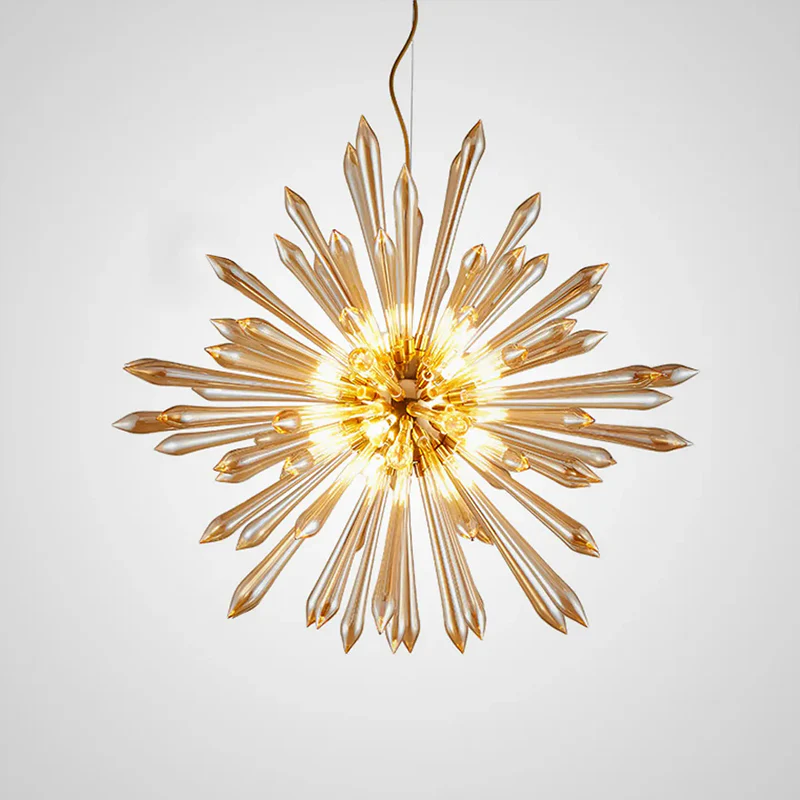 WOMO Sunburst Glass Chandelier-WM2587 - Image 13