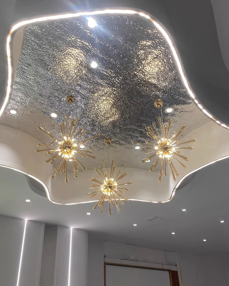 WOMO Sunburst Glass Chandelier-WM2587 - Image 5