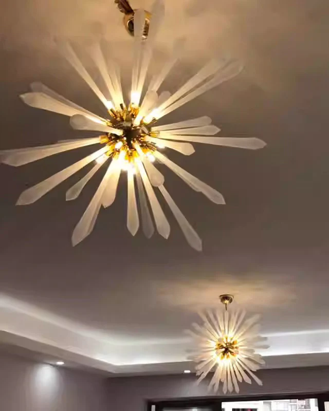 WOMO Sunburst Glass Chandelier-WM2587 - Image 7