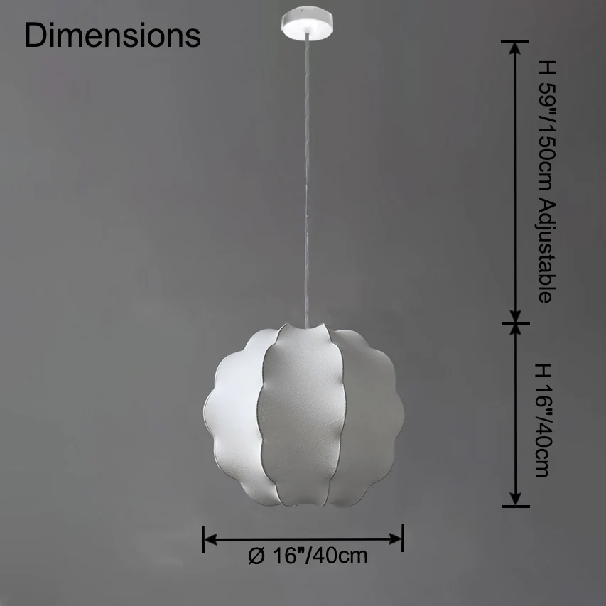 WOMO Starfruit Silk Pendant Light-WM2976 - Image 15