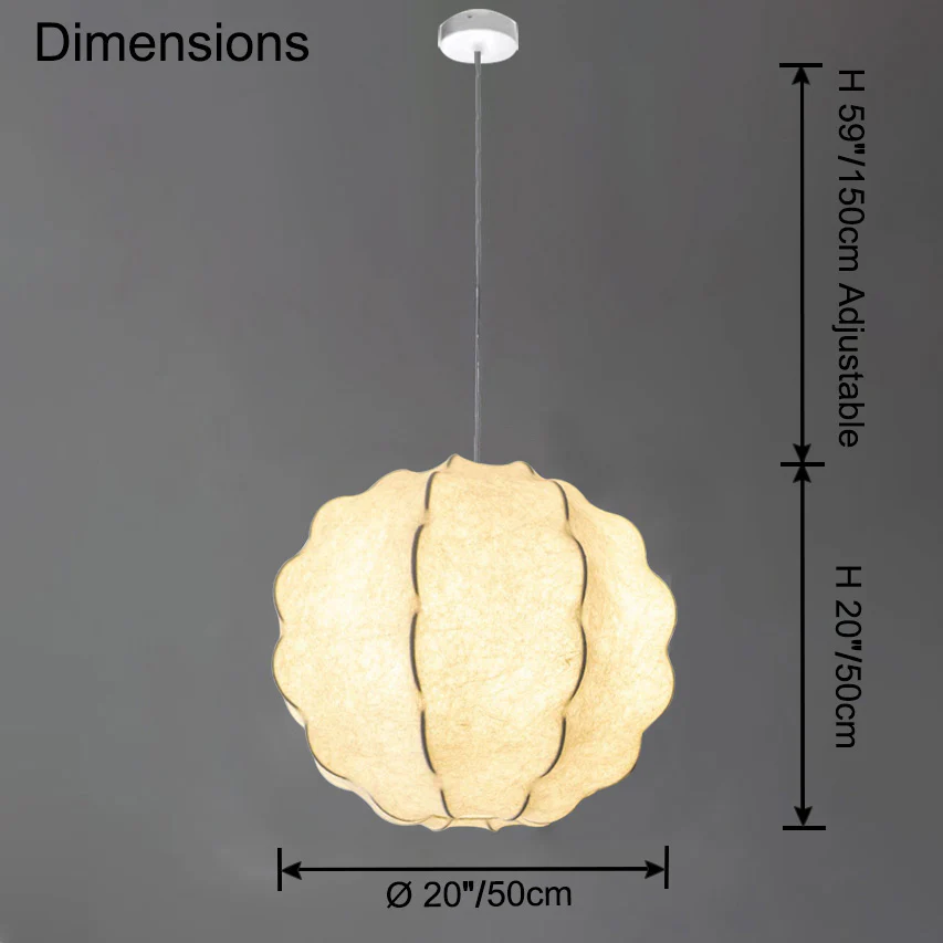 WOMO Starfruit Silk Pendant Light-WM2976 - Image 17