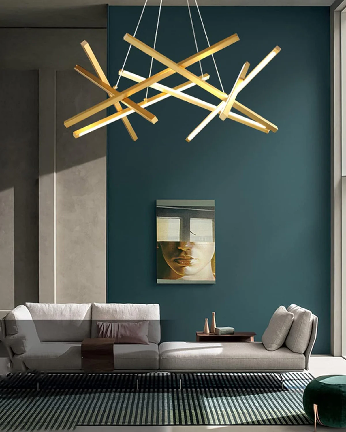 WOMO Stick Led Chandelier-WM2583 - Image 8