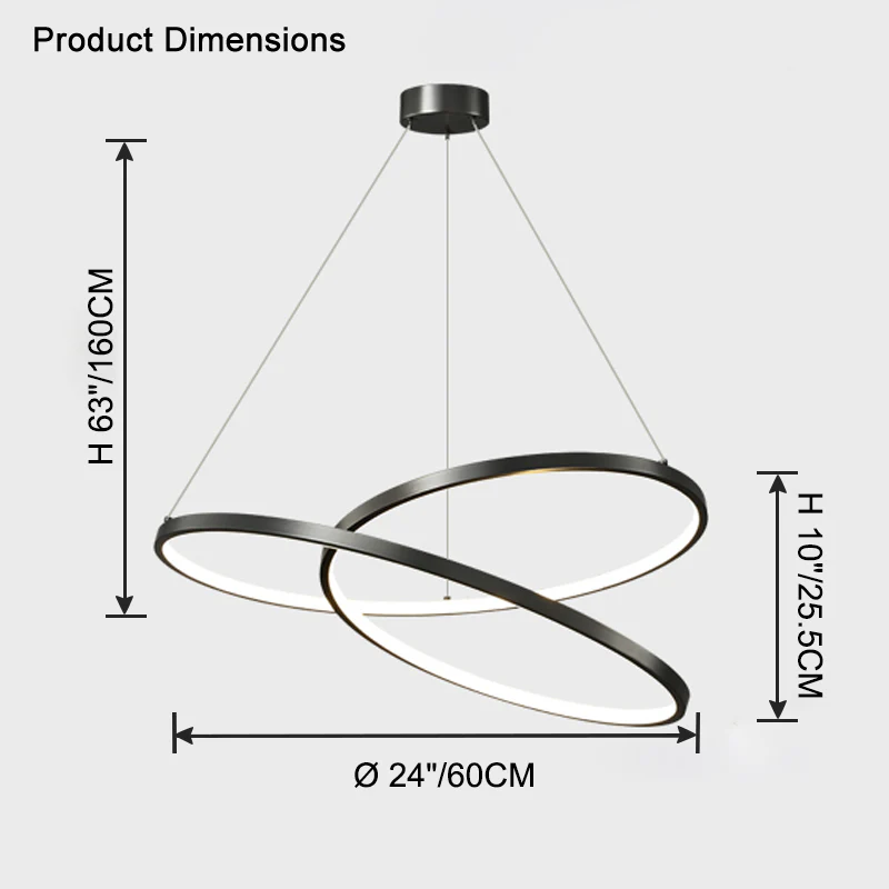 WOMO Swirl Led Brass Pendant Light-WM2354 - Image 18