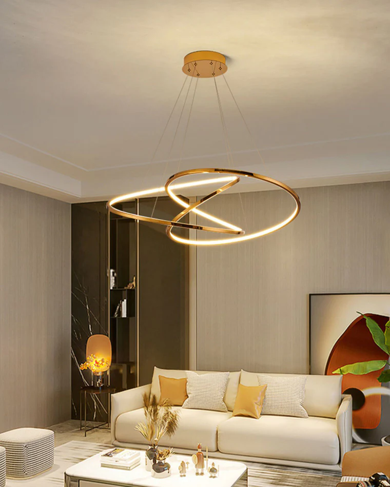 WOMO Swirl Led Chandelier-WM2461 - Image 2