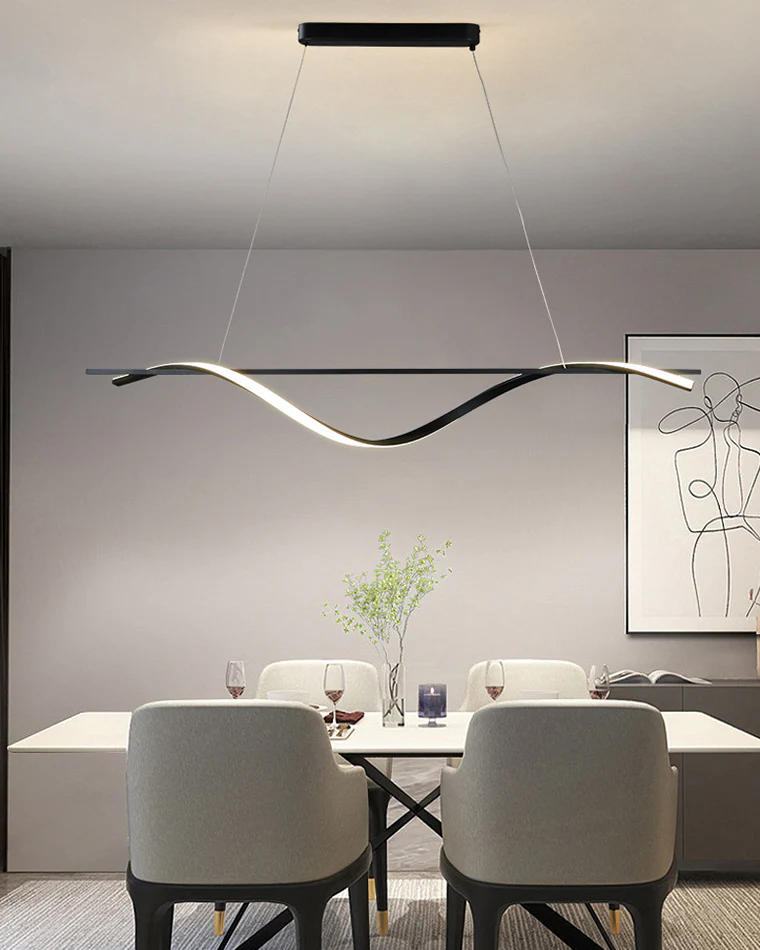 WOMO Spiral Linear Pendant Light-WM2768 - Image 11