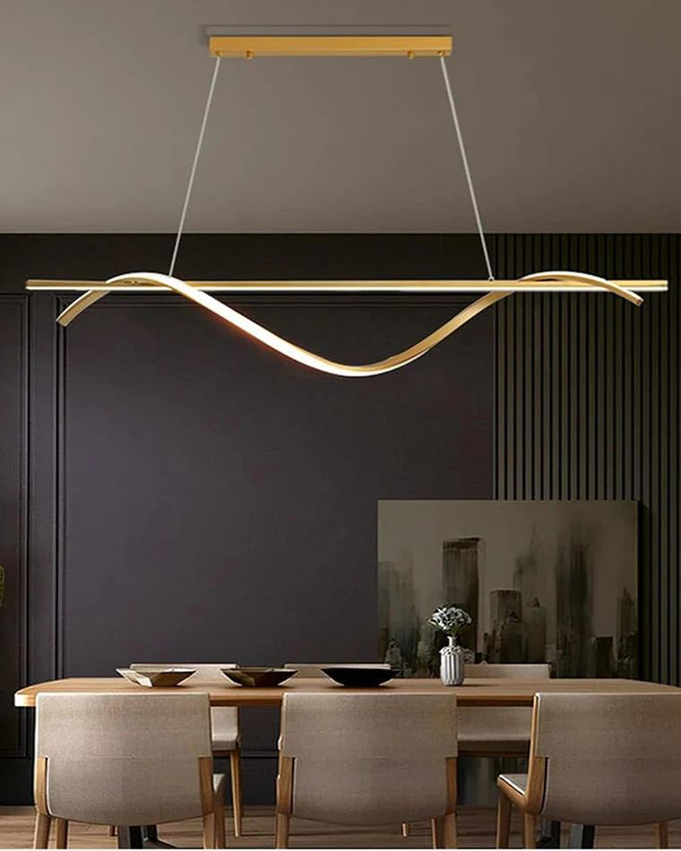 WOMO Spiral Linear Pendant Light-WM2768 - Image 13