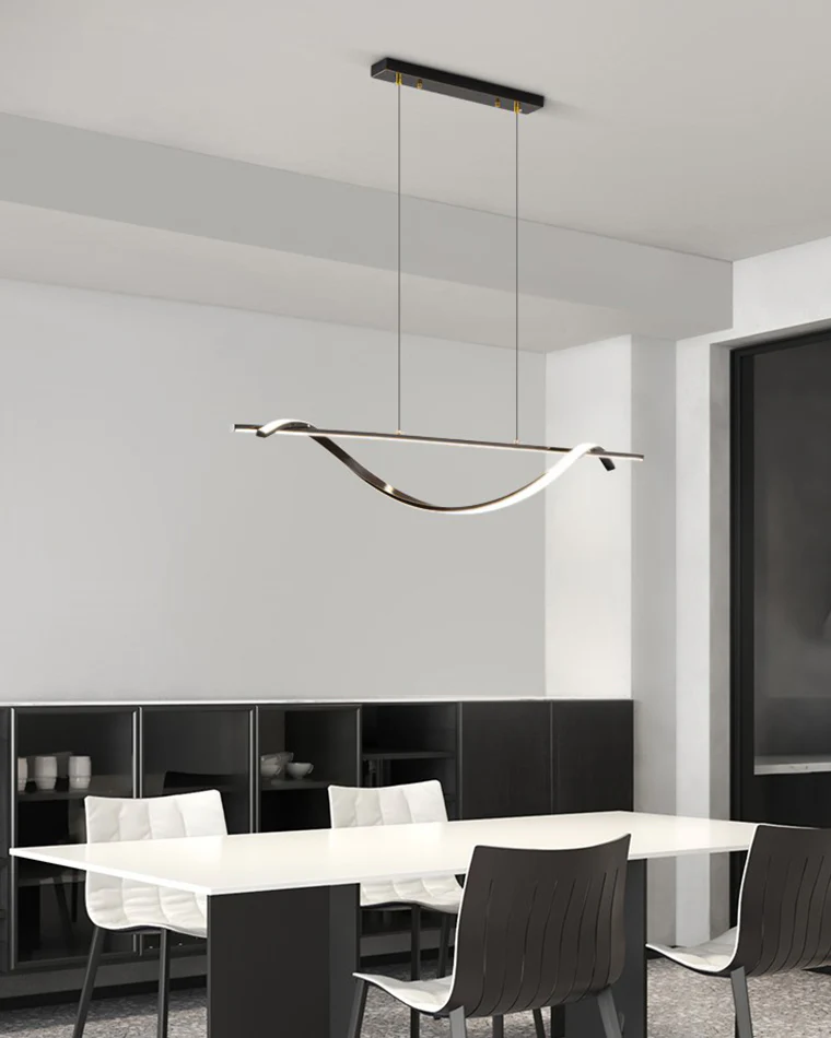 WOMO Spiral Linear Pendant Light-WM2768 - Image 3