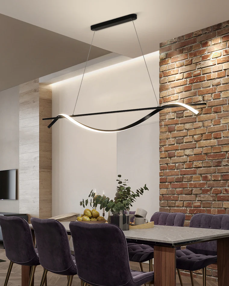 WOMO Spiral Linear Pendant Light-WM2768 - Image 7