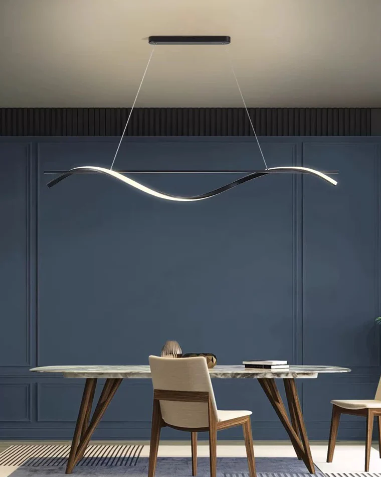 WOMO Spiral Linear Pendant Light-WM2768 - Image 8