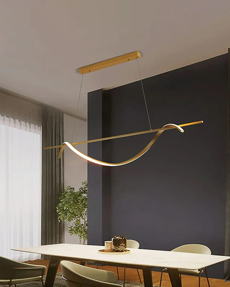 WOMO Spiral Linear Pendant Light-WM2768 - Image 9