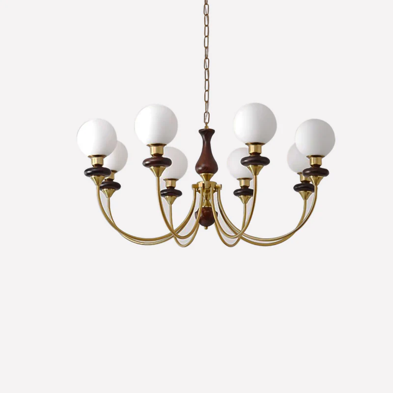 WOMO Swoop Arm Globe Chandelier-WM2378 - Image 20