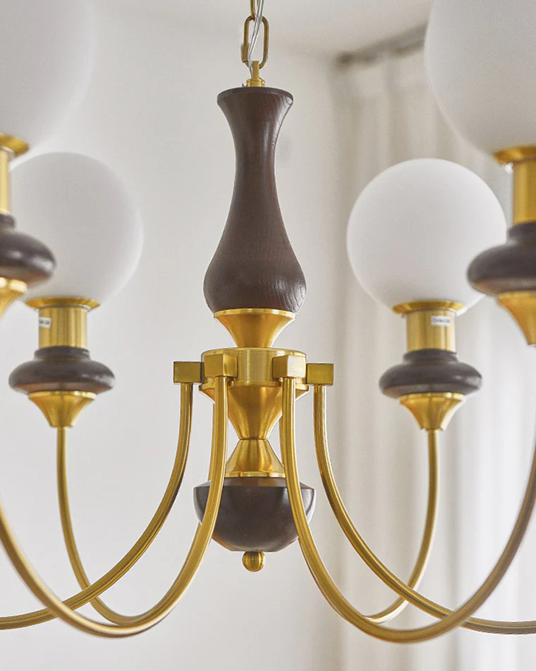 WOMO Swoop Arm Globe Chandelier-WM2378 - Image 6