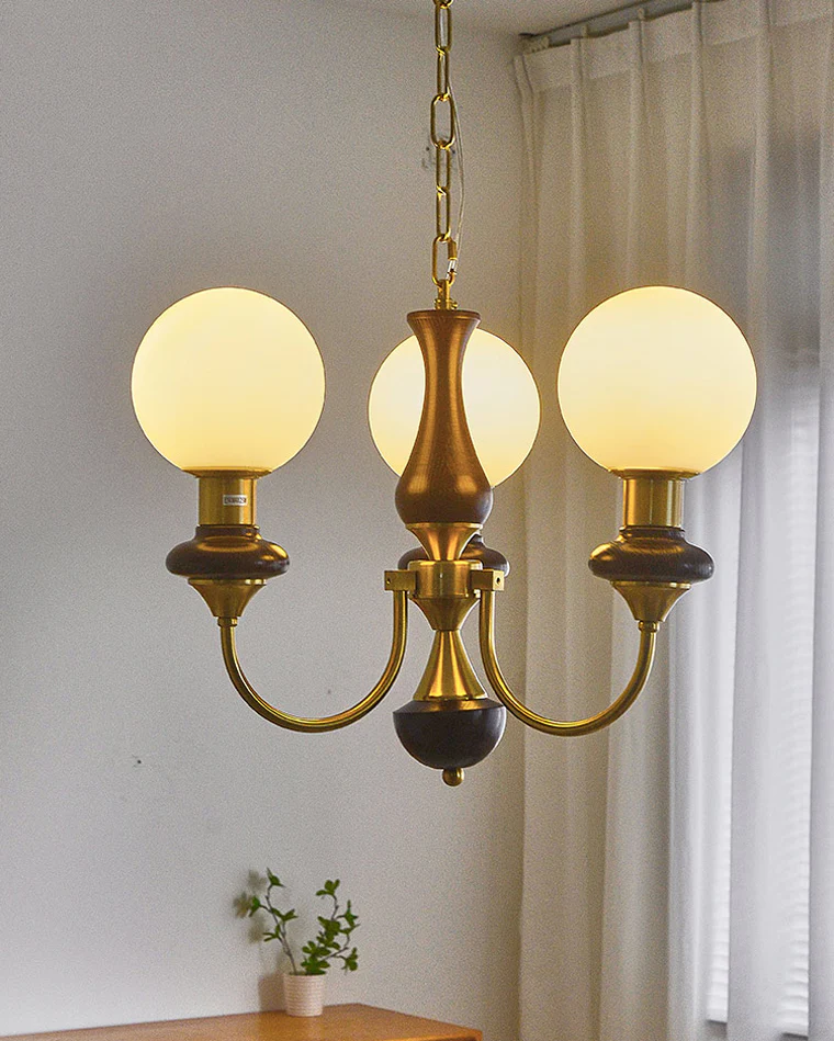 WOMO Swoop Arm Globe Chandelier-WM2378 - Image 8