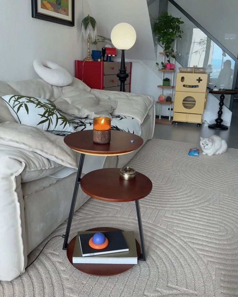 WOMO End Table Floor Lamp-WM7049 - Image 28