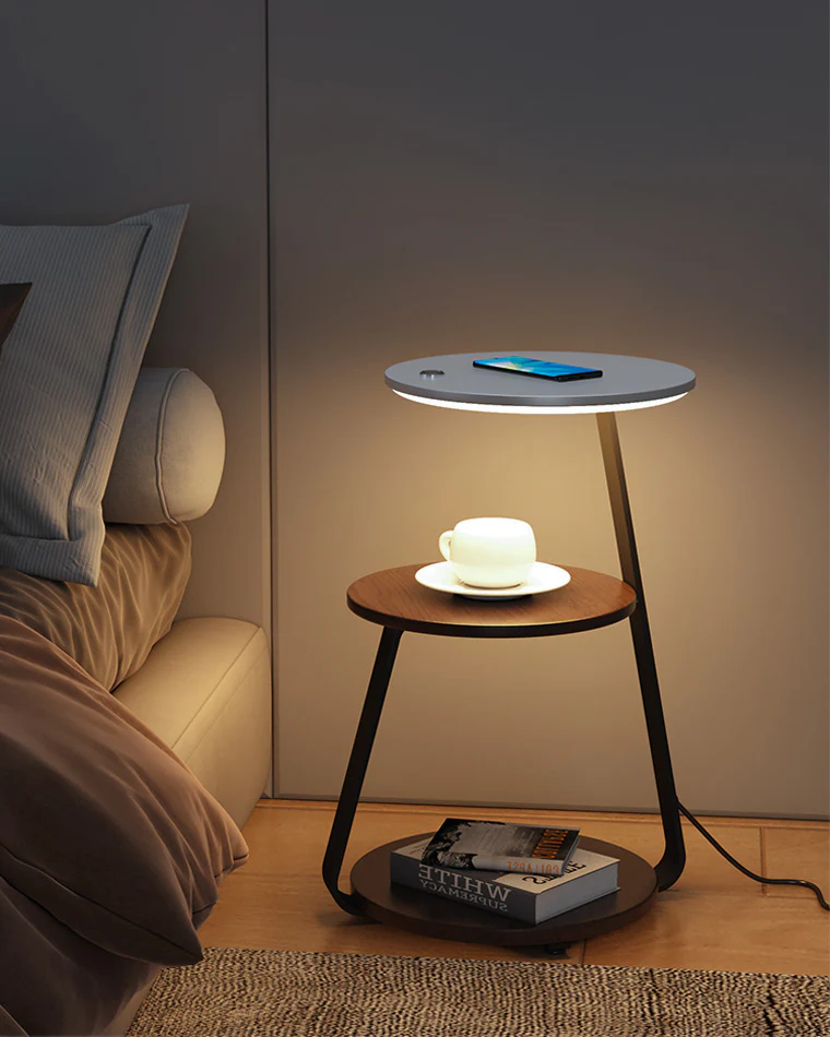 WOMO End Table Floor Lamp-WM7049 - Image 3