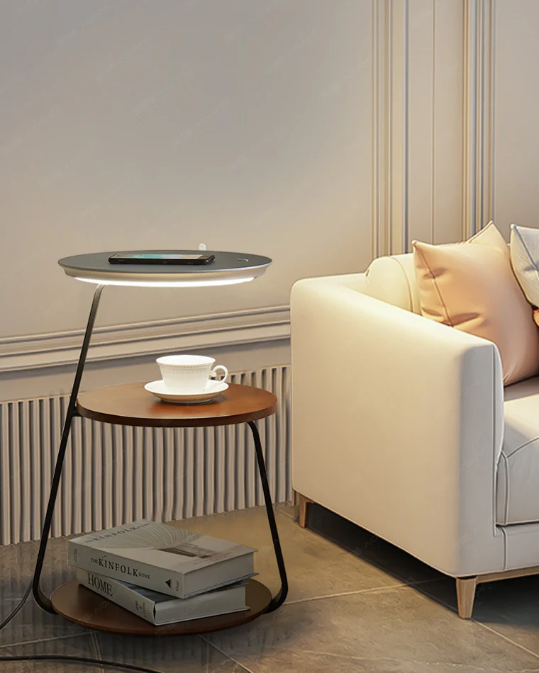 WOMO End Table Floor Lamp-WM7049 - Image 4