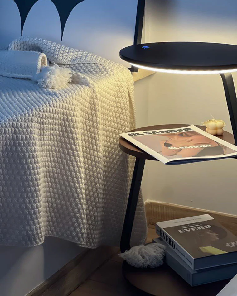 WOMO End Table Floor Lamp-WM7049 - Image 5