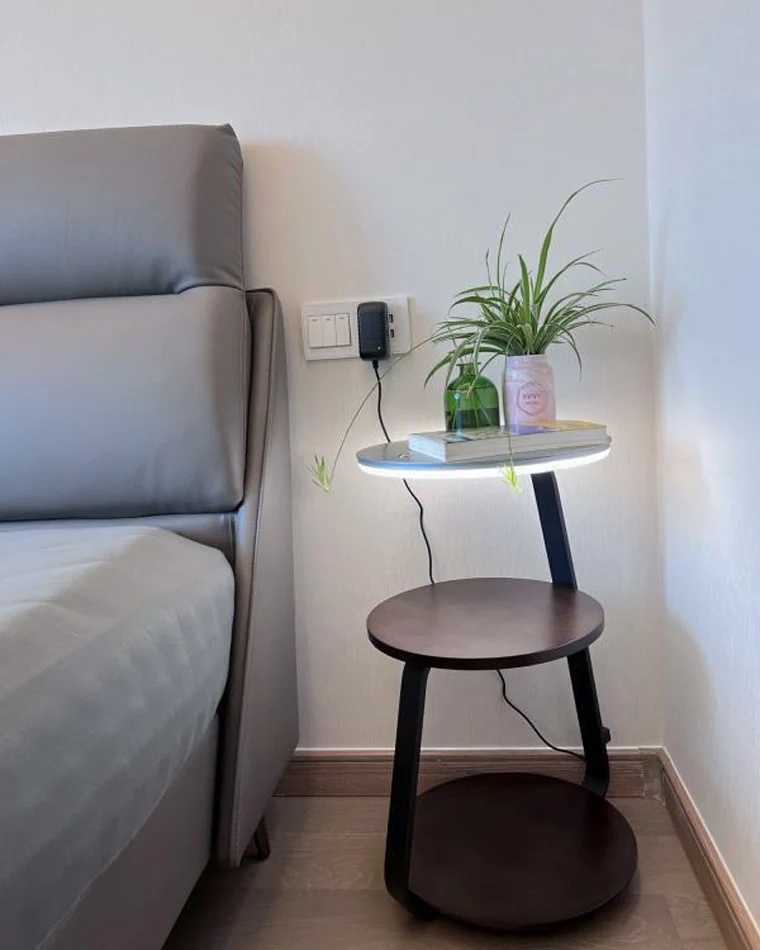 WOMO End Table Floor Lamp-WM7049 - Image 9