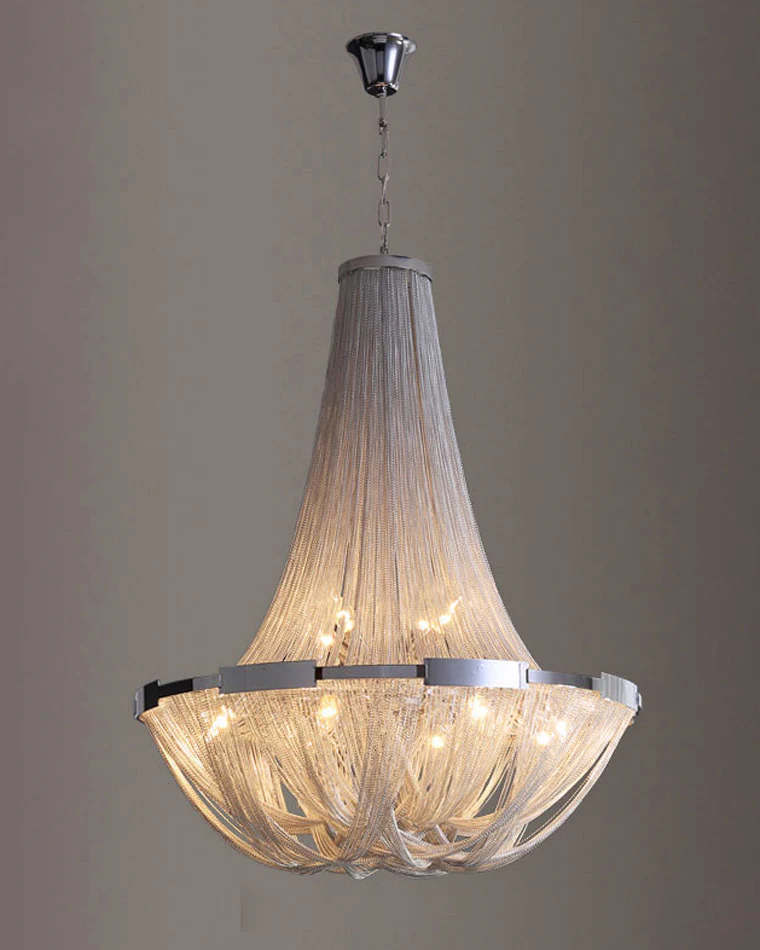 WOMO Tassel Silver Empire Chandelier-WM2096 - Image 16