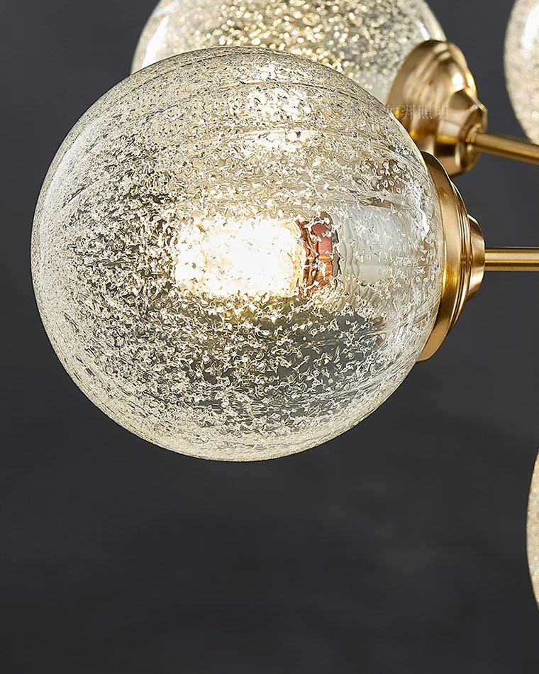 WOMO Textured Glass Bubble Chandelier-WM2769 - Image 15