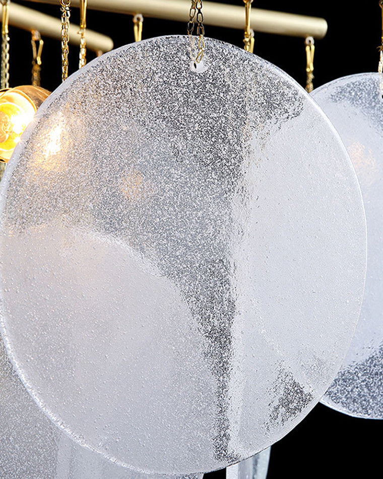 WOMO Tiered Textured Glass Cloud Chandelier-WM2005 - Image 38