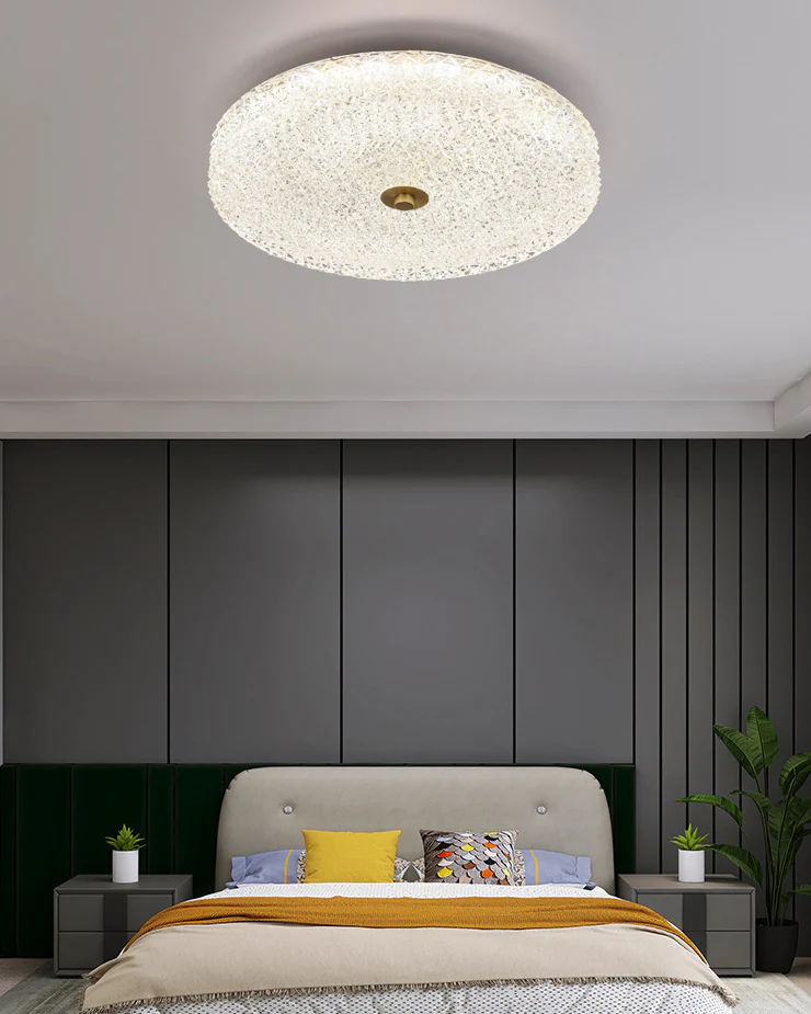 WOMO Textured Glass Round Ceiling Light-WM1179 - Image 7