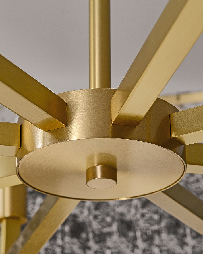 WOMO Textured Glass Round Chandelier-WM2619 - Image 11