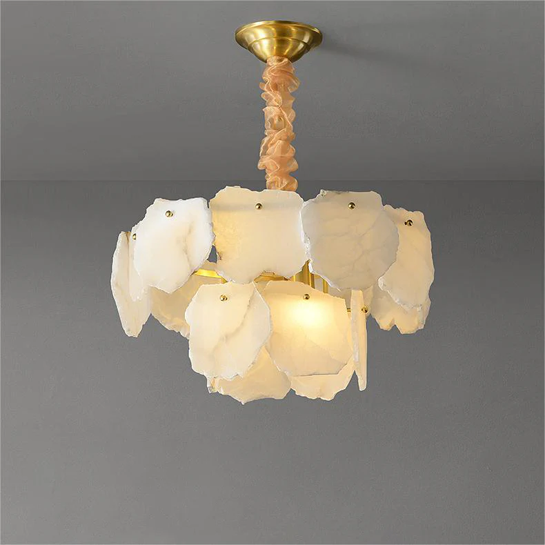 WOMO Tiered Alabaster Chandelier-WM2393 - Image 12