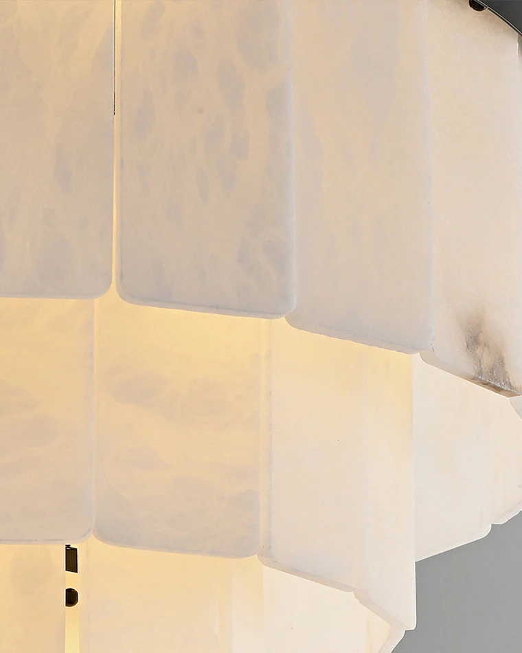 WOMO Tiered Alabaster Chandelier-WM2829 - Image 5