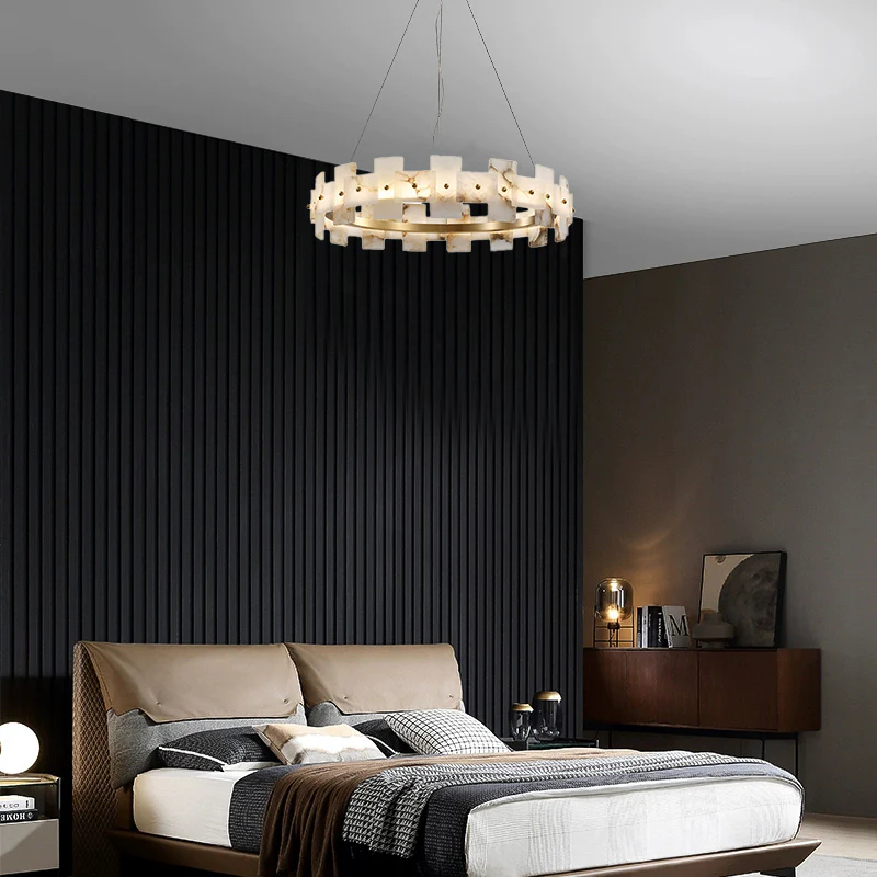 WOMO Tiered Alabaster Chandelier-WM2830 - Image 7