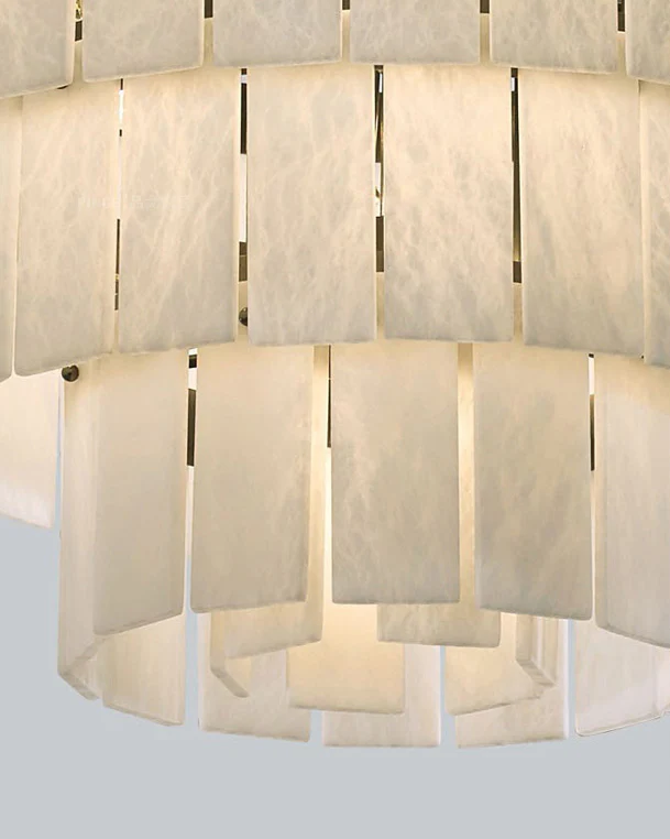 WOMO Tiered Alabaster Staircase Chandelier-WM2928 - Image 8