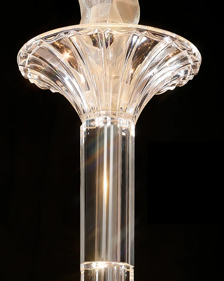 WOMO Tiered Candelabra Glass Chandelier-WM2400 - Image 19