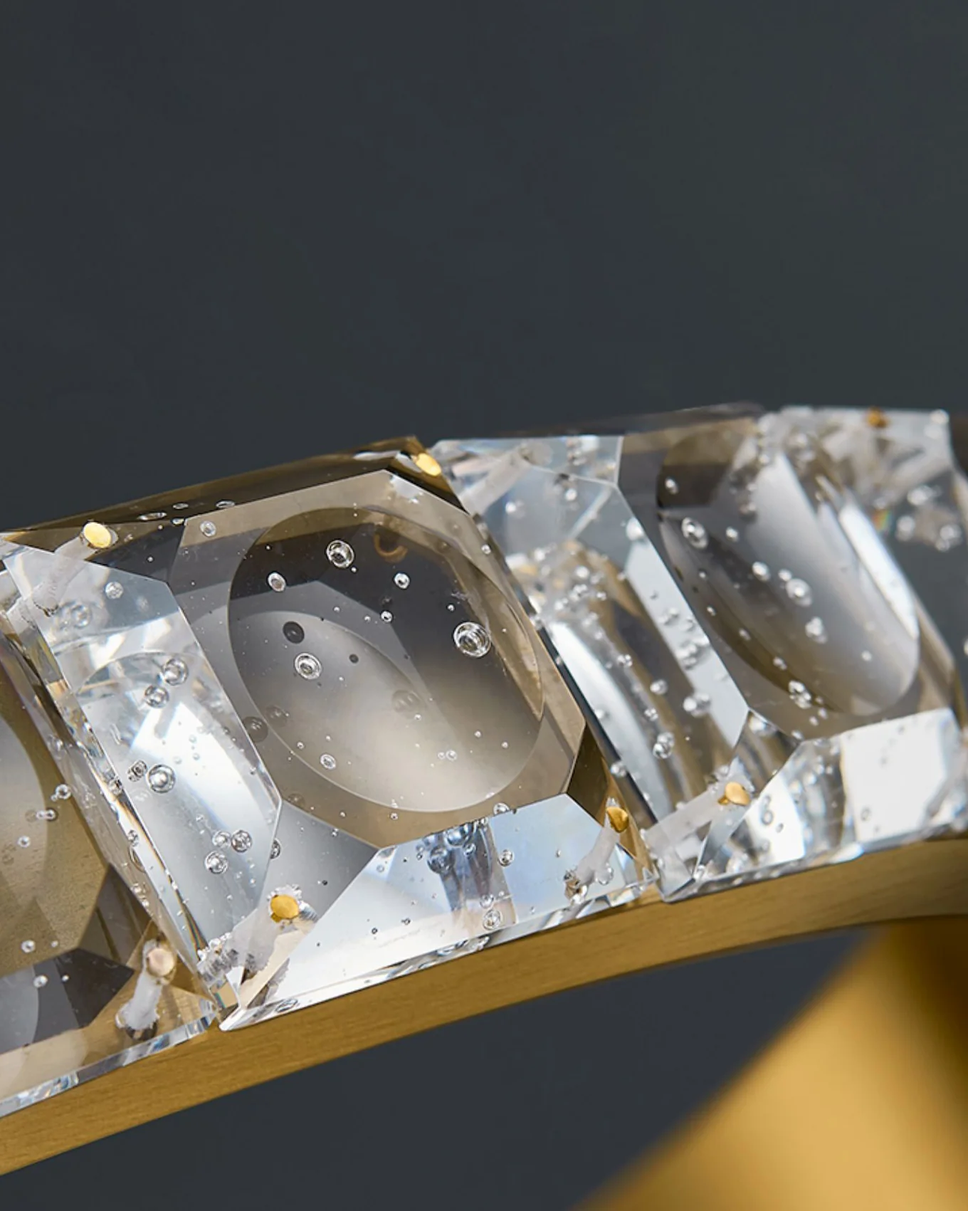 WOMO Circular Led Crystal Chandelier-WM2549a - Image 11