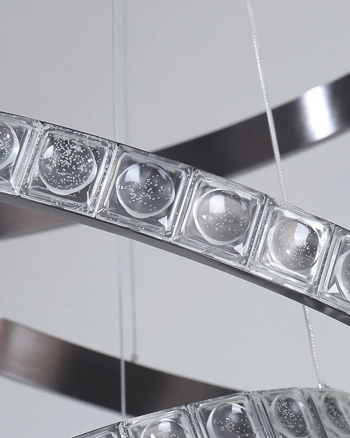WOMO Circular Led Crystal Chandelier-WM2549a - Image 14