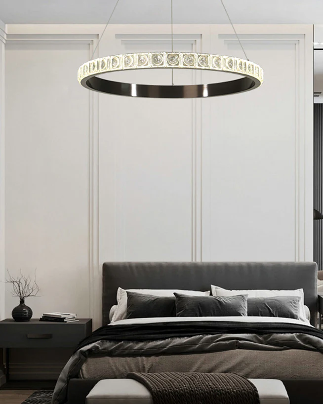 WOMO Circular Led Crystal Chandelier-WM2549a - Image 5