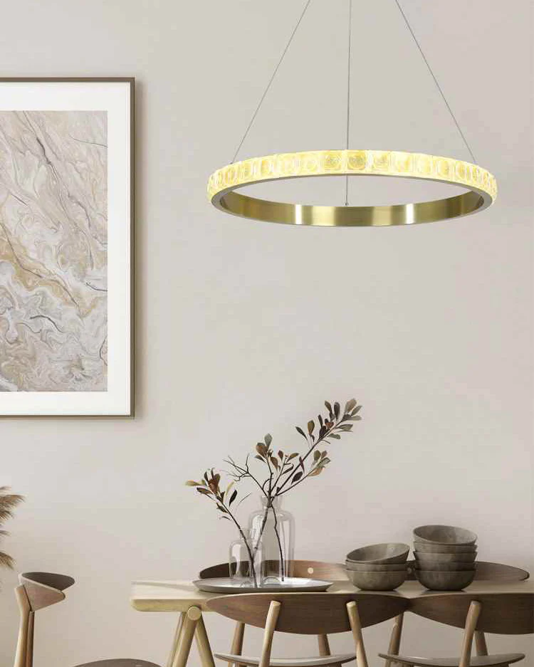 WOMO Circular Led Crystal Chandelier-WM2549a - Image 6